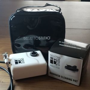 Belletto Studio Airbrush and Airbrush Cleaning Pot